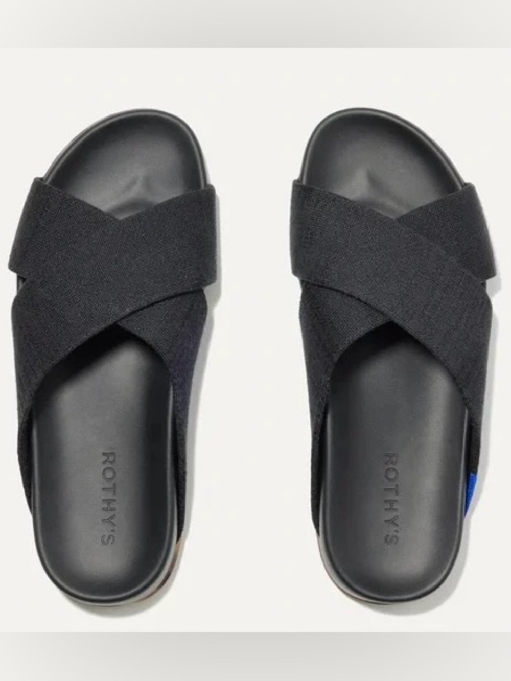 Rothy's Women's Black Crisscross Sandals